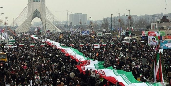 راهپیمایی با شکوه شهر تهران در یوم الله ۲۲ بهمن