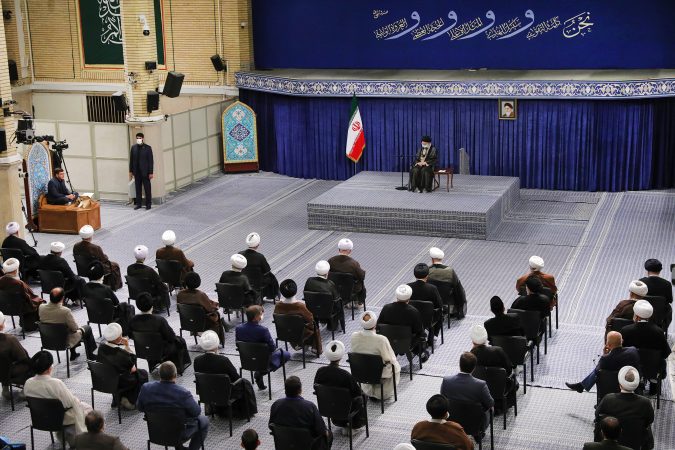 دیدار شرکت‌کنندگان با رهبر انقلاب