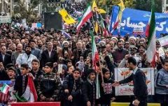 راهپیمایی ضد استعماری ۱۳ آبان در شهرستان پردیس