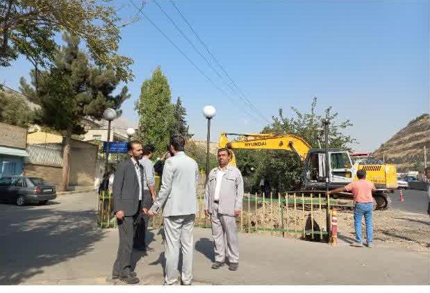 بازدید میدانی بخشداری جاجرود