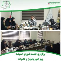 🔰 برگزاری جلسه شورای اندیشه ورز امور بانوان و خانواده