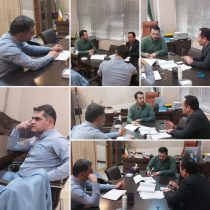 جلسه معاونت فنی عمرانی فرمانداری پردیس با بخشدار جاجرود