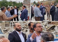 بازدید فرماندار پردیس از روستای باغکمش