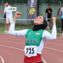 بانوی دوندۀ ایرانی جهانی شد