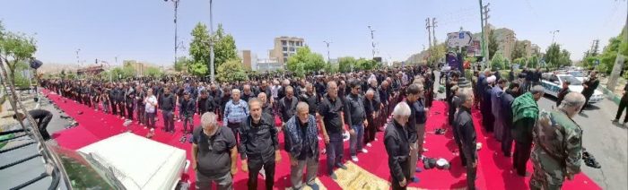 اقامه نماز ظهر عاشورا در پردیس