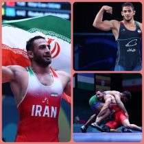 قهرمانی امیرعلی آذرپیرا در وزن ۹۷ کیلوگرم کشتی آزاد 