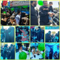 برپایی غرفه کودک و جوانی جمعیت بخشداری بومهن