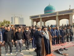 نماز باران با عطر شهید گمنام